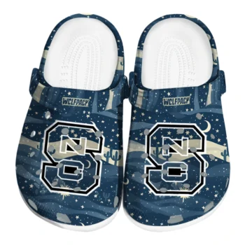 nc state wolfpack night cactus clogs best selling
