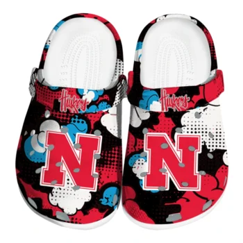 nebraska cornhuskers cloud splash clogs best selling