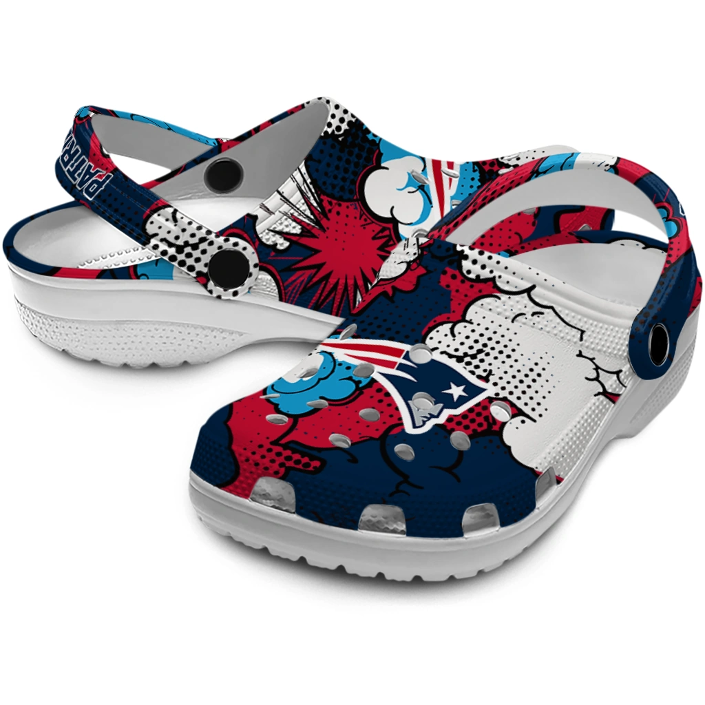 new england patriots cloud splash clogs high quality new england patriots cloud splash clogs high quality