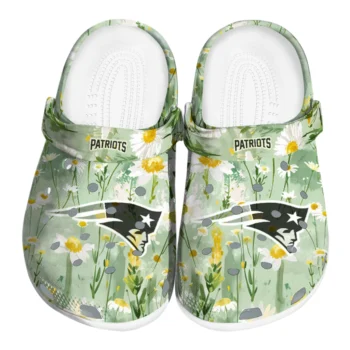 new england patriots daisy cluster clogs best selling