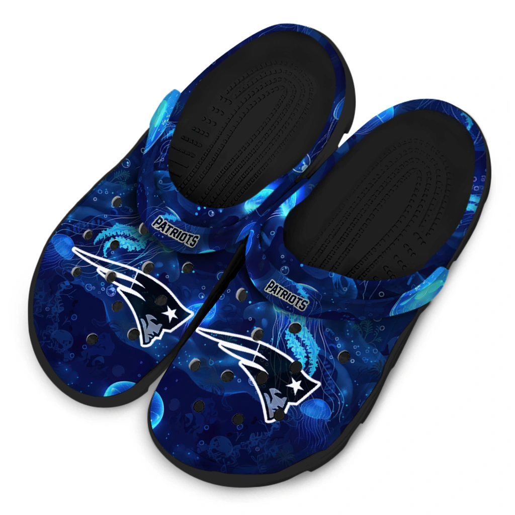 new england patriots jellyfish ocean clogs latest model new england patriots jellyfish ocean clogs latest model