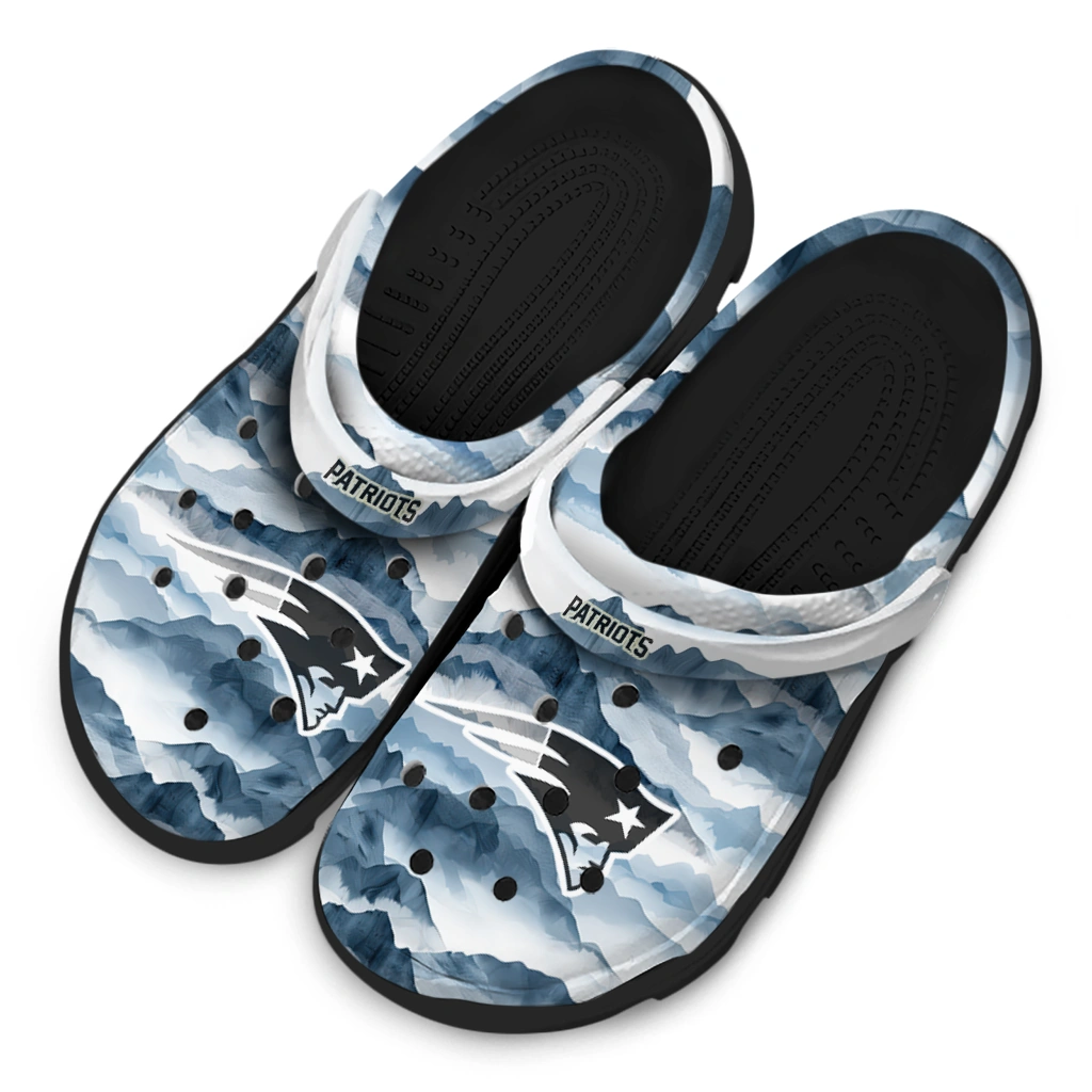 new england patriots mountain peaks clogs latest model new england patriots mountain peaks clogs latest model
