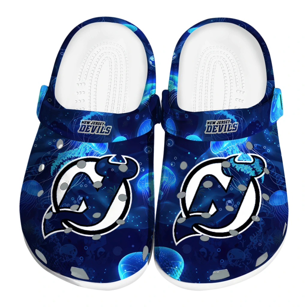 new jersey devils jellyfish ocean clogs best selling new jersey devils jellyfish ocean clogs best selling