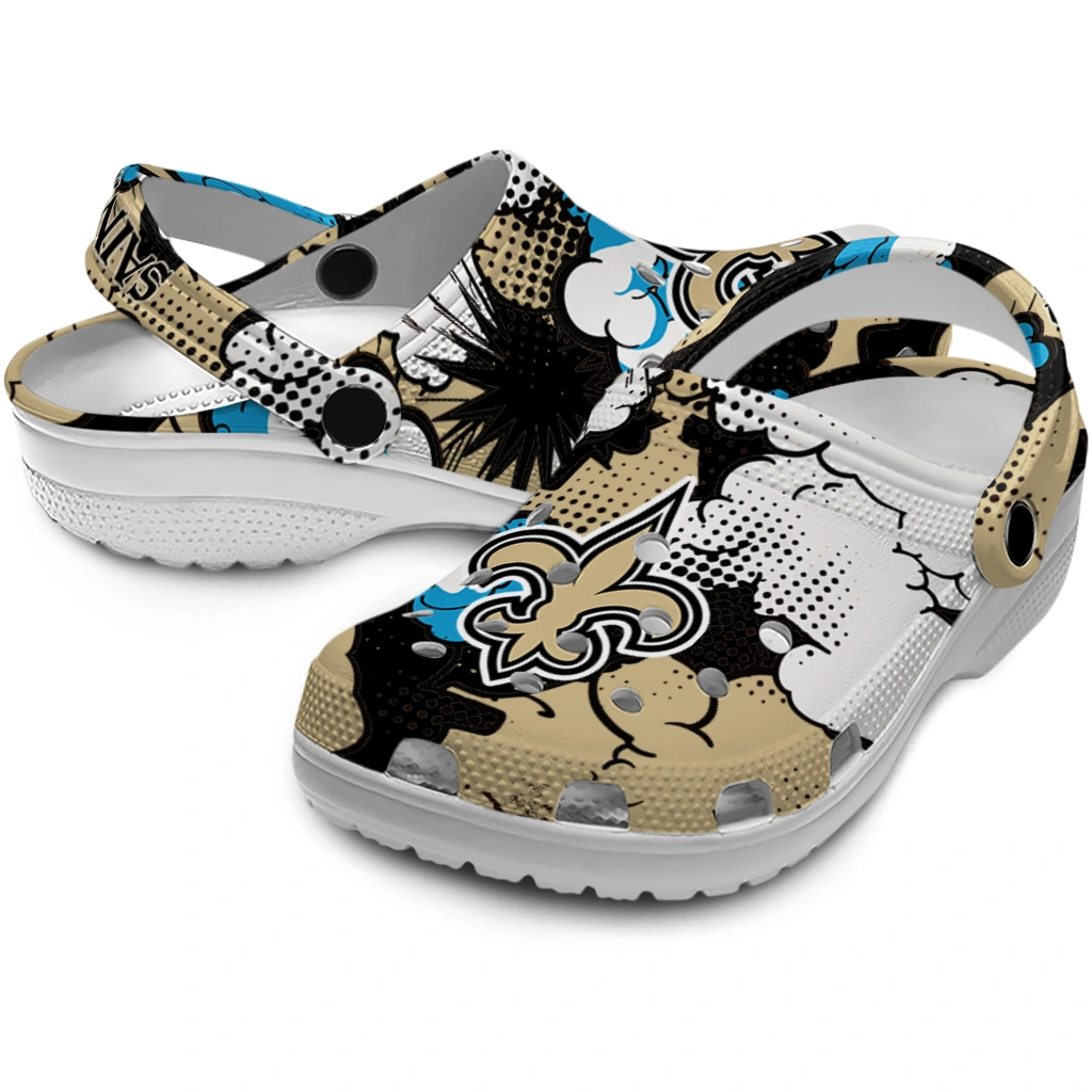 new orleans saints cloud splash clogs high quality new orleans saints cloud splash clogs high quality