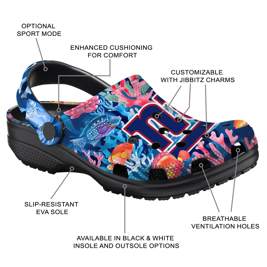 new york giants ocean wonders clogs new arrival new york giants ocean wonders clogs new arrival