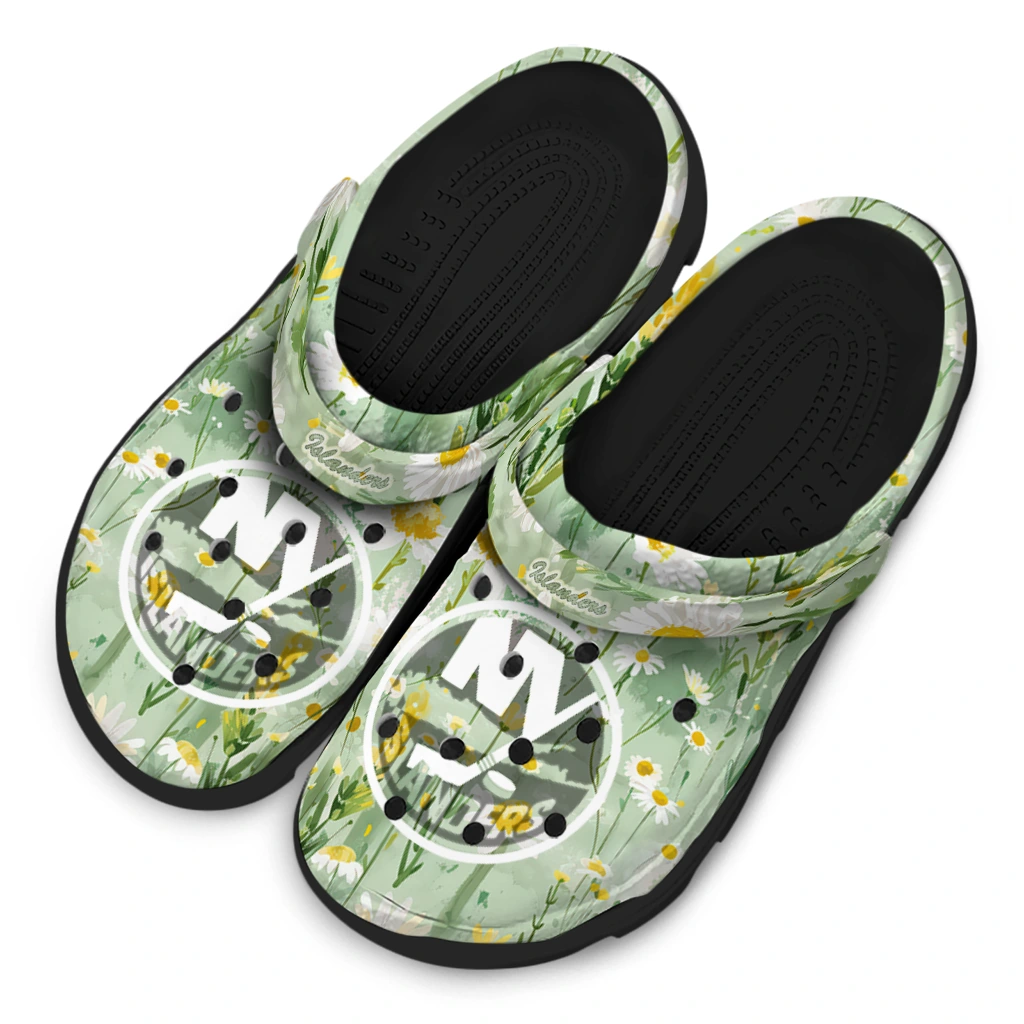 new york islanders daisy cluster clogs latest model new york islanders daisy cluster clogs latest model