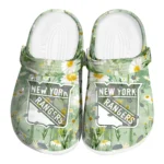 new york rangers daisy cluster clogs best selling