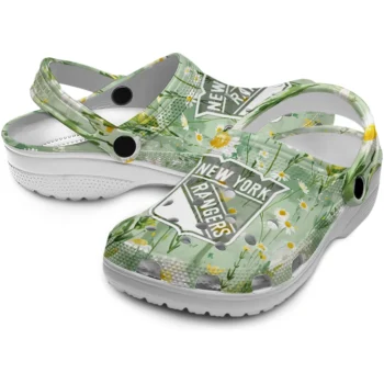 new york rangers daisy cluster clogs high quality