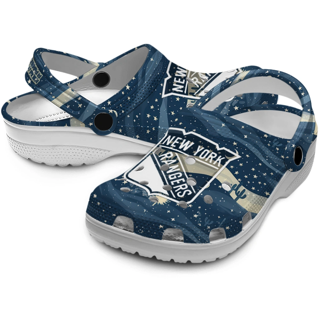 new york rangers night cactus clogs high quality new york rangers night cactus clogs high quality