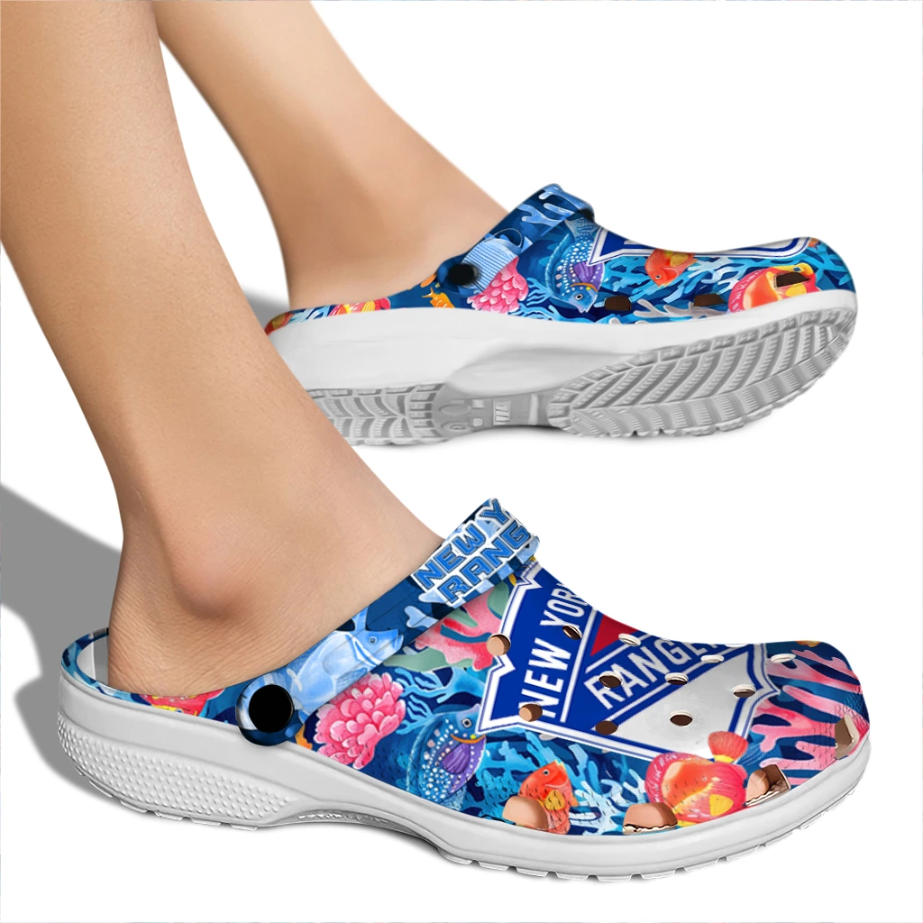 new york rangers ocean wonders clogs fashion forward new york rangers ocean wonders clogs fashion forward