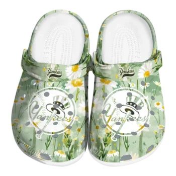 new york yankees daisy cluster clogs best selling