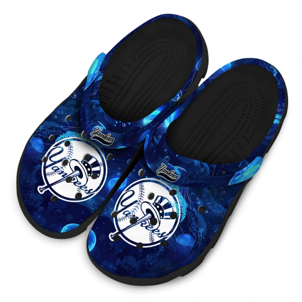 new york yankees jellyfish ocean clogs latest model new york yankees jellyfish ocean clogs latest model
