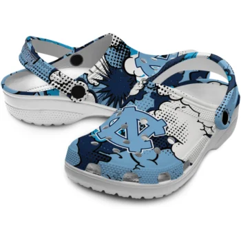 north carolina tar heels cloud splash clogs high quality