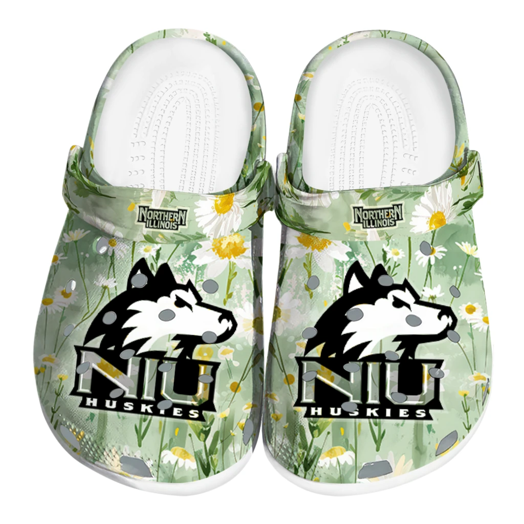 northern illinois huskies daisy cluster clogs best selling northern illinois huskies daisy cluster clogs best selling