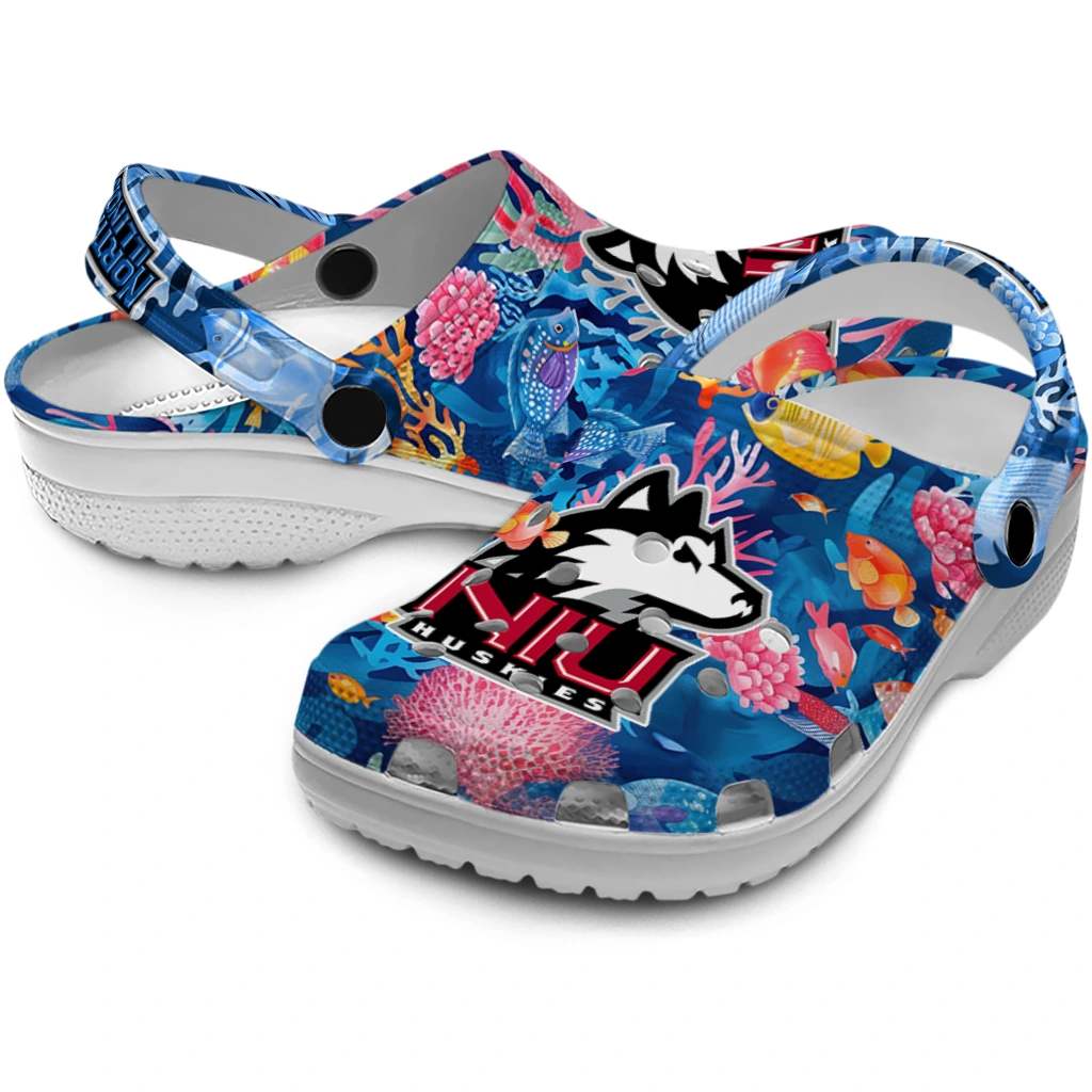 northern illinois huskies ocean wonders clogs high quality northern illinois huskies ocean wonders clogs high quality
