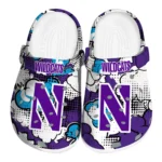 northwestern wildcats cloud splash clogs best selling