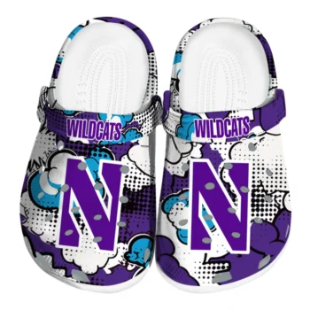 northwestern wildcats cloud splash clogs best selling