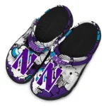 northwestern wildcats cloud splash clogs best selling