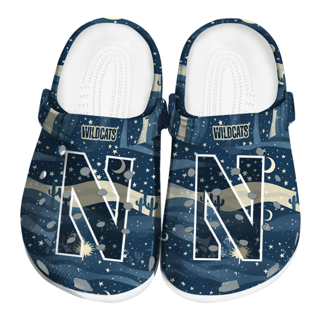 northwestern wildcats night cactus clogs best selling northwestern wildcats night cactus clogs best selling