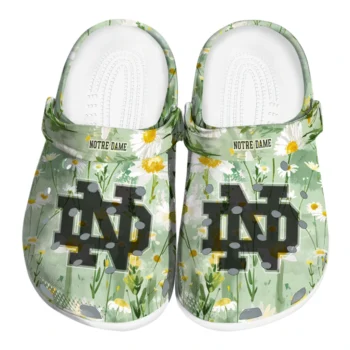 notre dame fighting irish daisy cluster clogs best selling