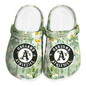 oakland athletics daisy cluster clogs best selling