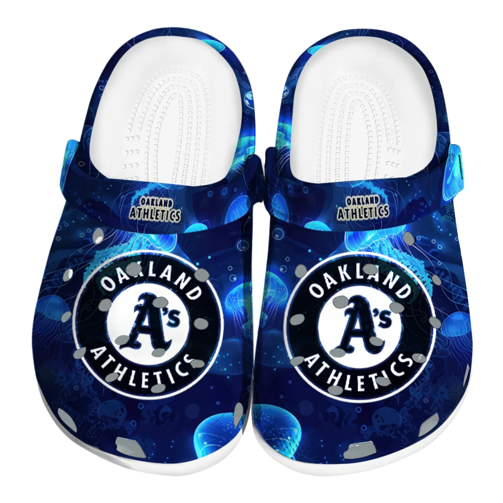 oakland athletics jellyfish ocean clogs best selling oakland athletics jellyfish ocean clogs best selling