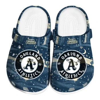 oakland athletics night cactus clogs best selling