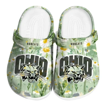 ohio bobcats daisy cluster clogs best selling