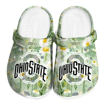 ohio state buckeyes daisy cluster clogs best selling