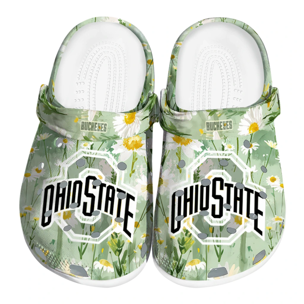 ohio state buckeyes daisy cluster clogs best selling ohio state buckeyes daisy cluster clogs best selling