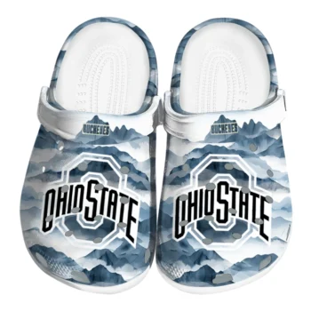 ohio state buckeyes mountain peaks clogs best selling