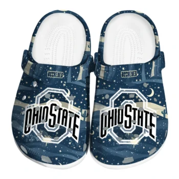 ohio state buckeyes night cactus clogs best selling