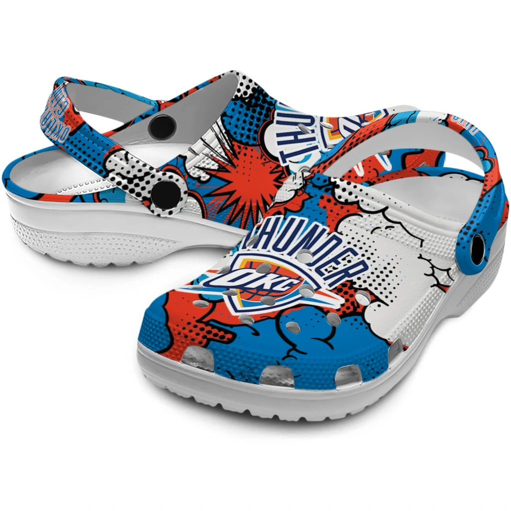 oklahoma city thunder cloud splash clogs high quality oklahoma city thunder cloud splash clogs high quality