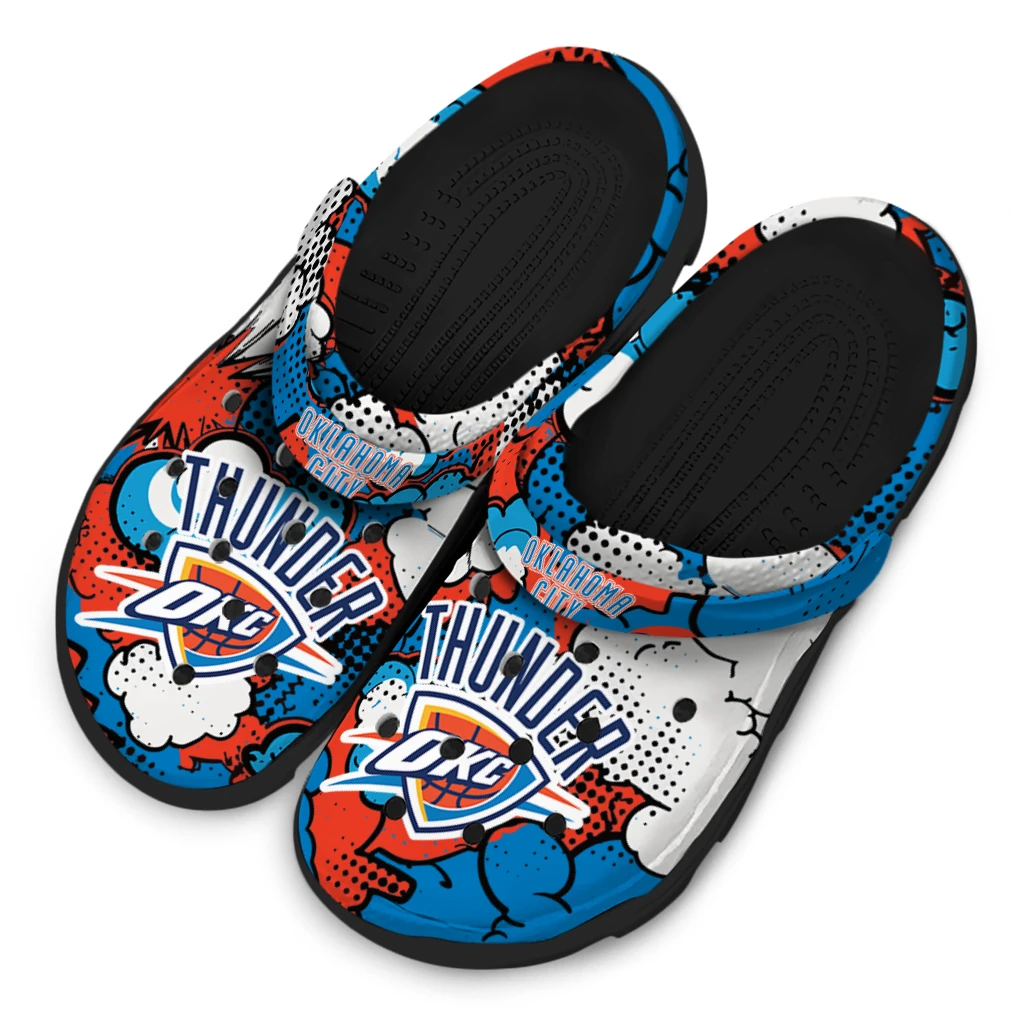 oklahoma city thunder cloud splash clogs latest model oklahoma city thunder cloud splash clogs latest model
