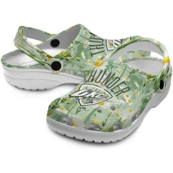 oklahoma city thunder daisy cluster clogs high quality