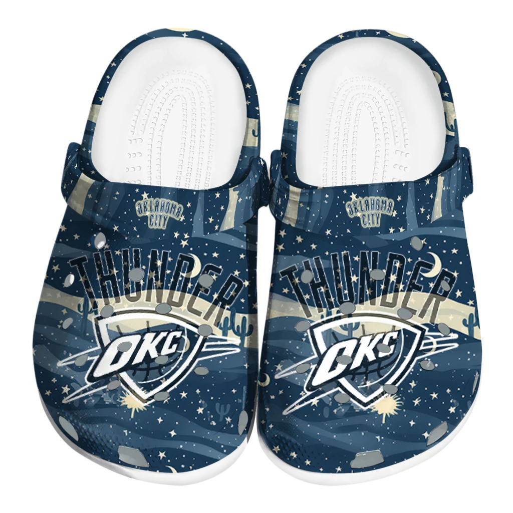 oklahoma city thunder night cactus clogs best selling oklahoma city thunder night cactus clogs best selling