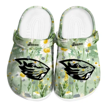 oregon state beavers daisy cluster clogs best selling