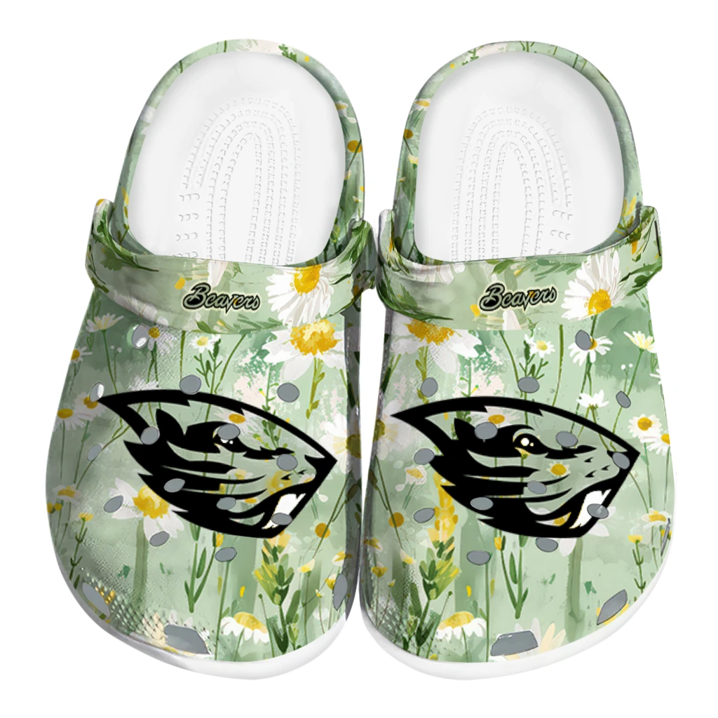 oregon state beavers daisy cluster clogs best selling oregon state beavers daisy cluster clogs best selling