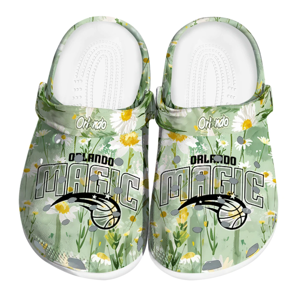 orlando magic daisy cluster clogs best selling orlando magic daisy cluster clogs best selling