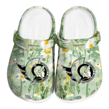ottawa senators daisy cluster clogs best selling