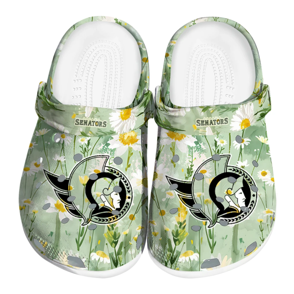 ottawa senators daisy cluster clogs best selling ottawa senators daisy cluster clogs best selling