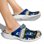 personalized air force falcons christmas motif clogs best selling
