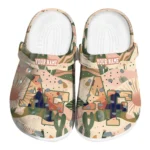 personalized air force falcons desert cactus pattern clogs best selling