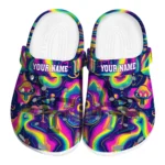 personalized air force falcons swirling mushrooms clogs best selling