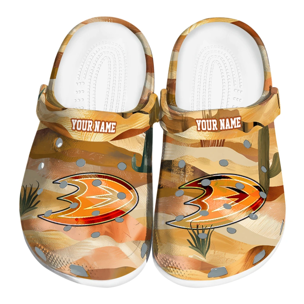 personalized anaheim ducks desert layers clogs best selling personalized anaheim ducks desert layers clogs best selling
