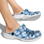 personalized anaheim ducks snowflake mosaic clogs best selling