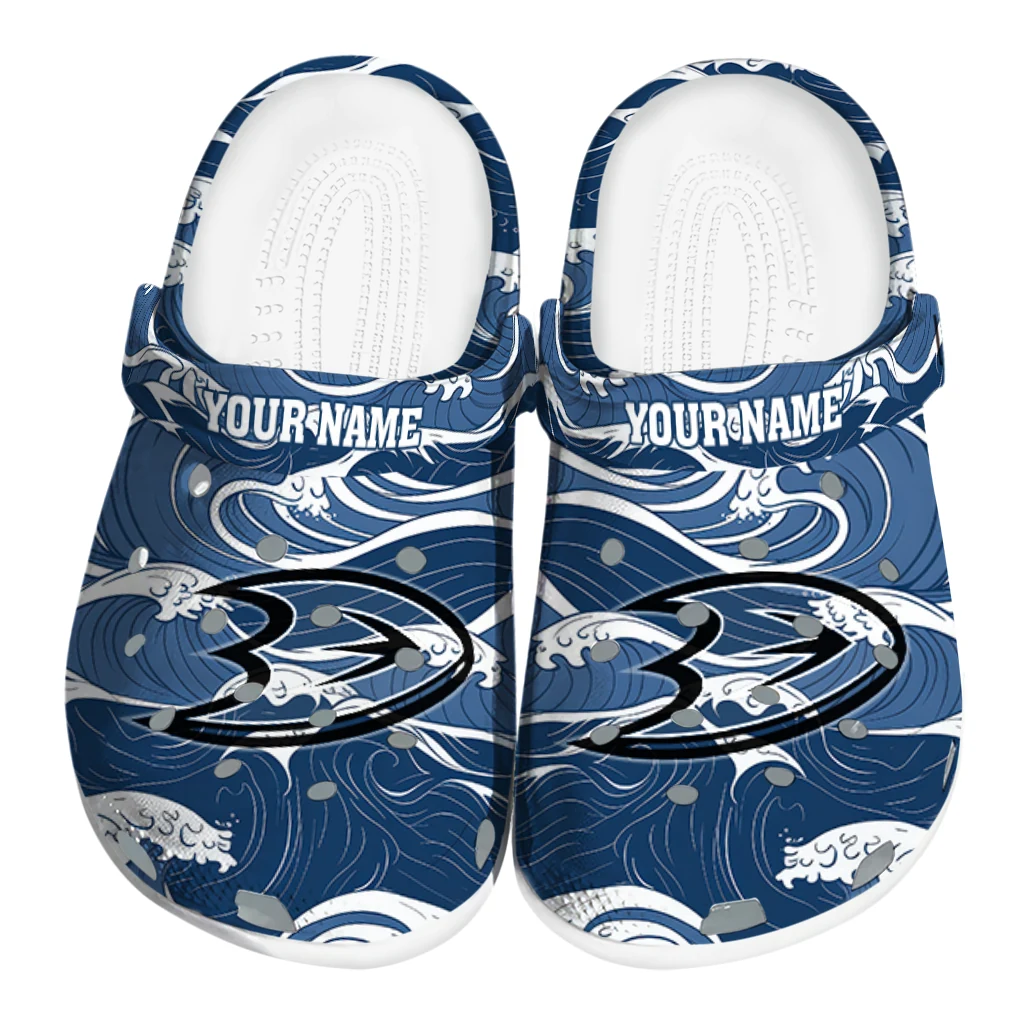 personalized anaheim ducks wave flow clogs best selling personalized anaheim ducks wave flow clogs best selling
