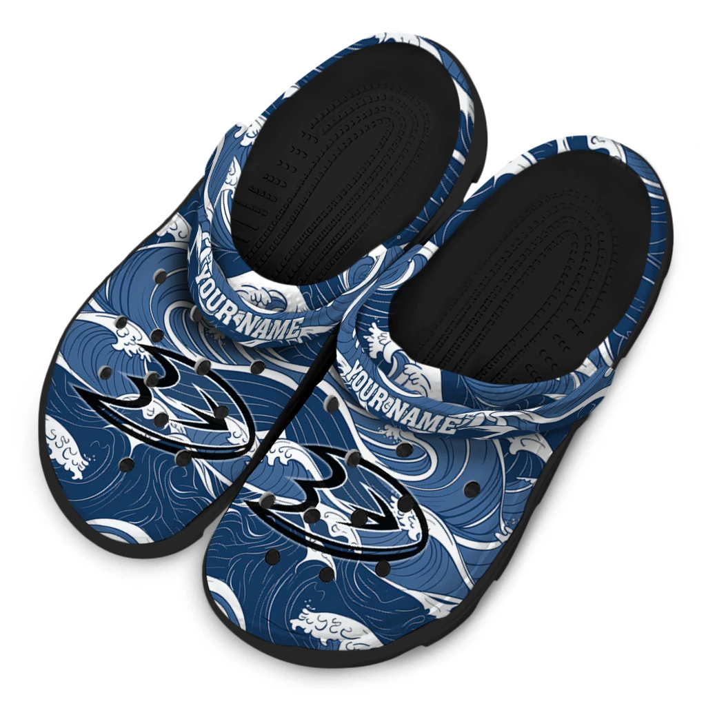 personalized anaheim ducks wave flow clogs latest model personalized anaheim ducks wave flow clogs latest model