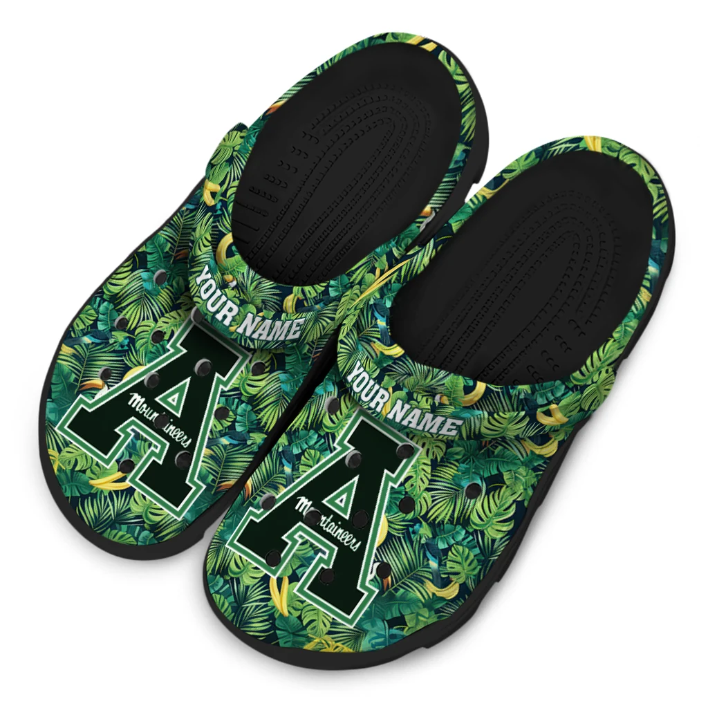 personalized appalachian state mountaineers tropical leaves clogs latest model personalized appalachian state mountaineers tropical leaves clogs latest model