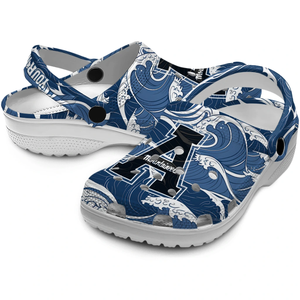 personalized appalachian state mountaineers wave flow clogs high quality personalized appalachian state mountaineers wave flow clogs high quality